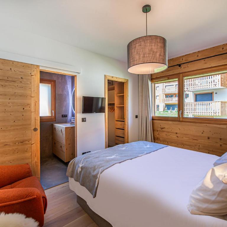 Appartement chic alpin de 100m² avec balcon et garage, proche centre Megève - FR-1-569-100 - Apartment - 12