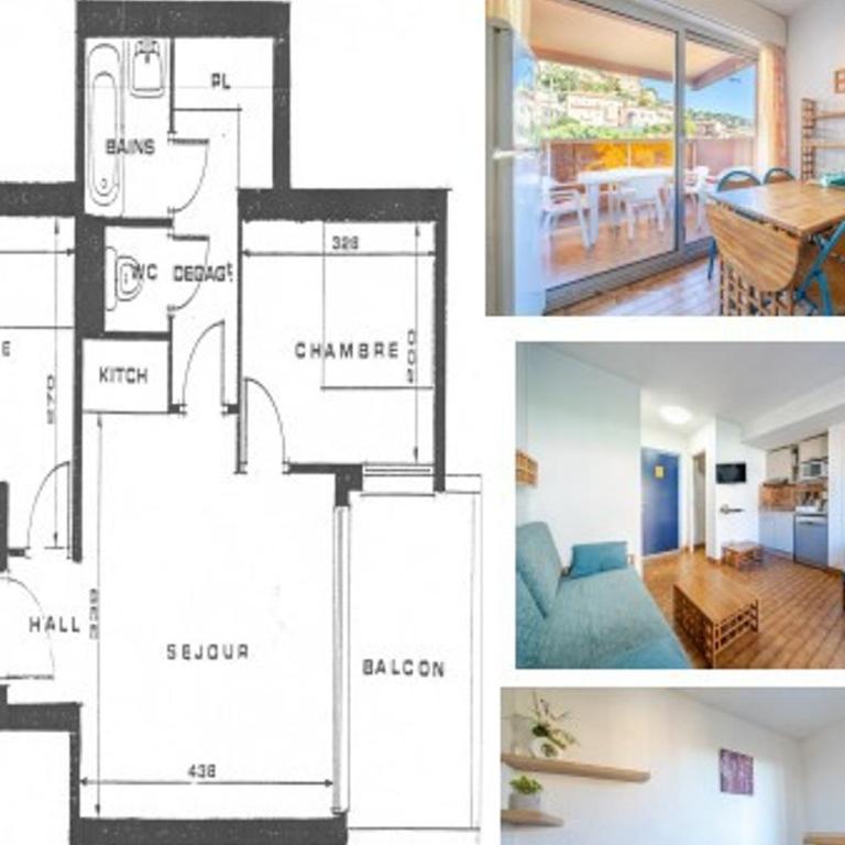 Appartement 8 personnes avec kitchenette et Wi-Fi à Roquebrune-Cap-Martin - FR-1-827-5 - Apartment - 19