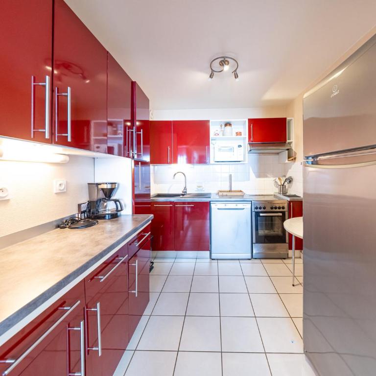 Appartement au pied des pistes, 6 pers, centre-station - Apartment mit 1 Schlafzimmer - 9