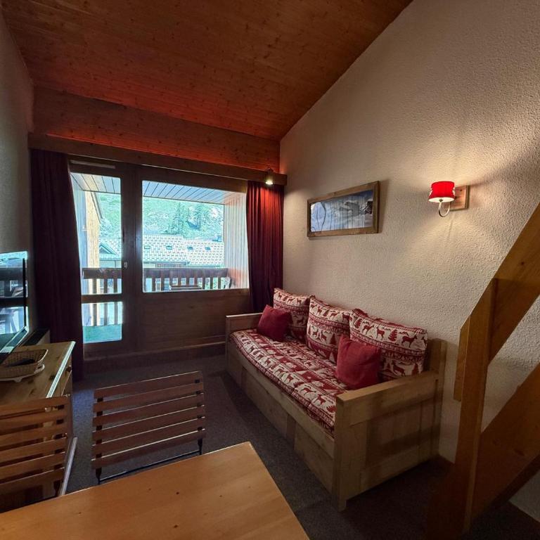 Studio mezzanine à Val d'Isère pour 3 pers. avec animaux & parking couvert - FR-1-411-1019 - Studio - 14
