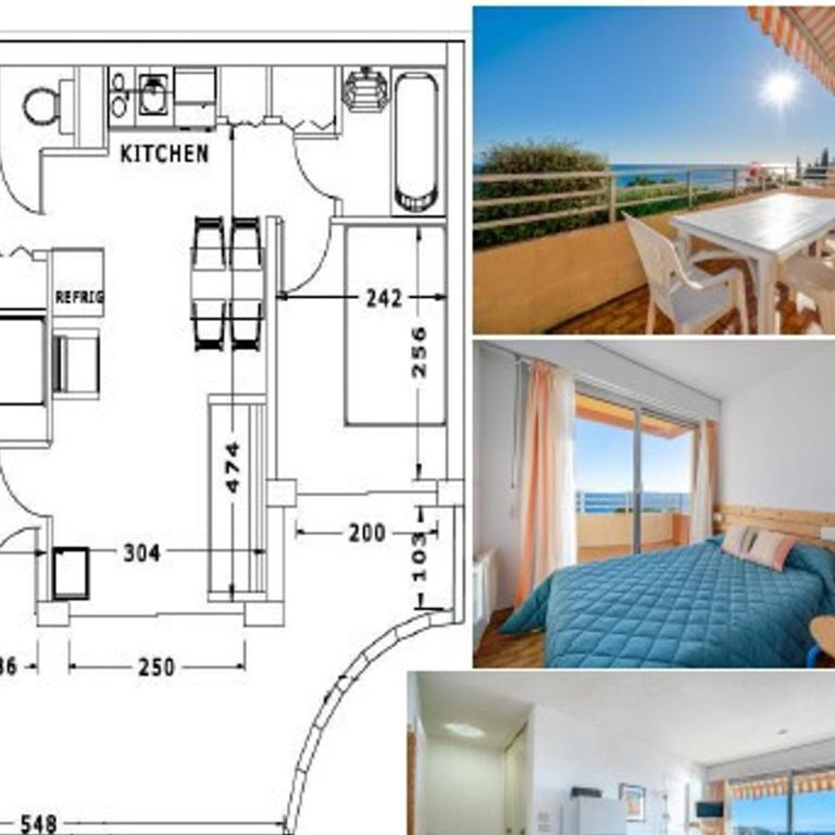 Bel appartement 8 pers, terrasse avec Wi-Fi - FR-1-827-43 - Apartamento - 20