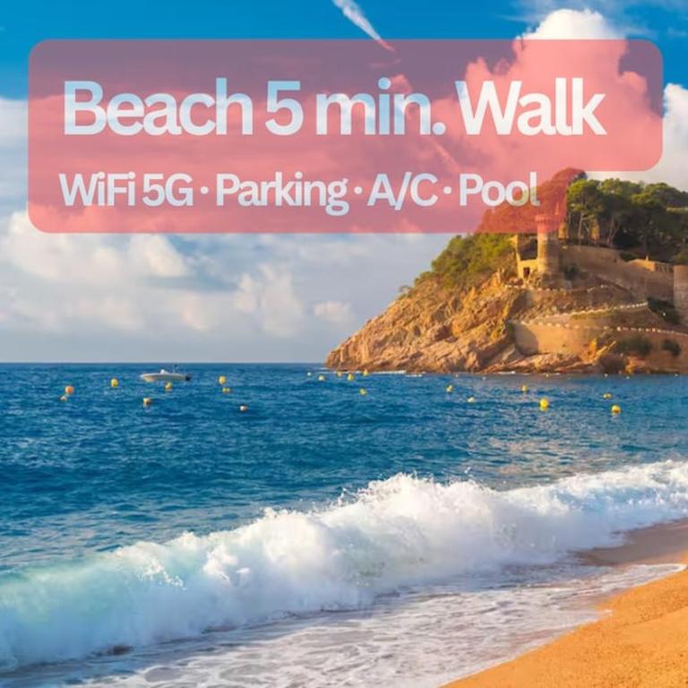 Acogedor y Tranquilo frente a la Playa con Piscina Wifi Parking - Apartamento de 1 dormitorio - 1