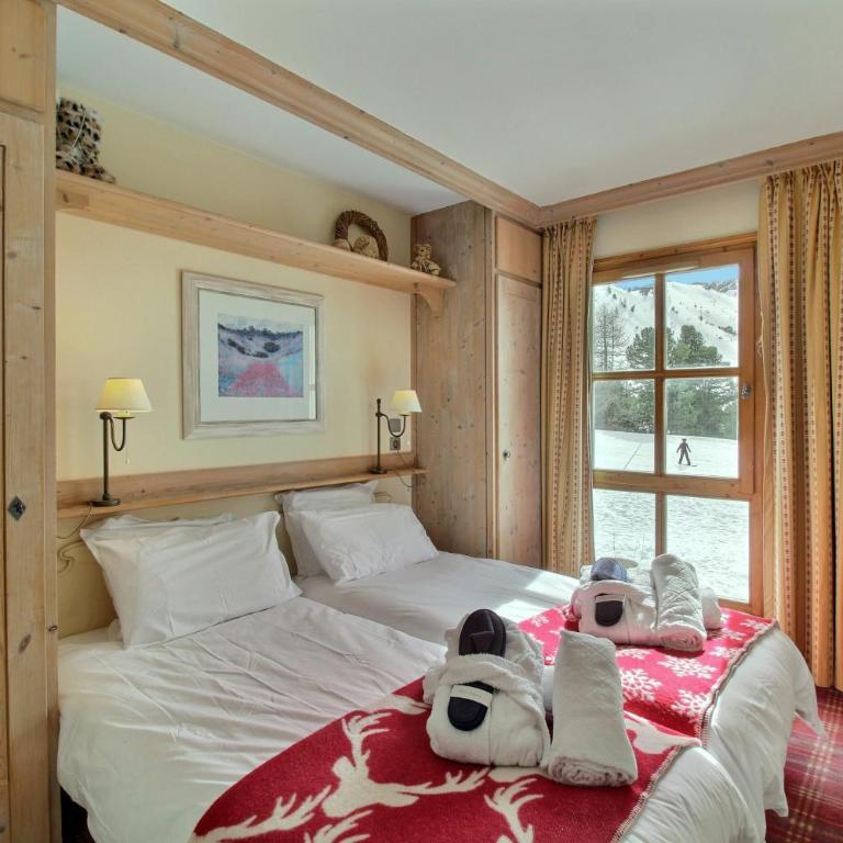ARC 1950, Appartement 2 chambres, 6 personnes, Vue pistes de ski, SAUNA, HAMMAM, JACUZZI, PISCINE CHAUFFÉE - Apartment mit 2 Schlafzimmern und Bergblick - 20