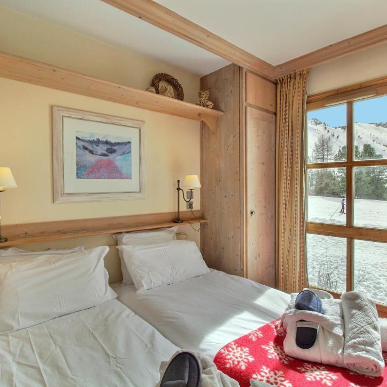 ARC 1950, Appartement 2 chambres, 6 personnes, Vue pistes de ski, SAUNA, HAMMAM, JACUZZI, PISCINE CHAUFFÉE - Apartment mit 2 Schlafzimmern und Bergblick - 21
