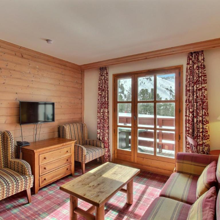 ARC 1950, Appartement 2 chambres, 6 personnes, Vue pistes de ski, SAUNA, HAMMAM, JACUZZI, PISCINE CHAUFFÉE - Apartment mit 2 Schlafzimmern und Bergblick - 12