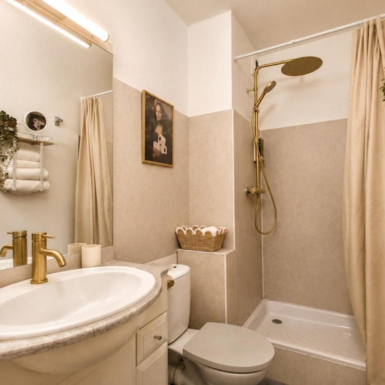 Cozy air-conditioned studio with parking 1 min beach - Apartment mit 1 Schlafzimmer - 7