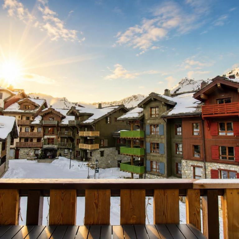 ARC 1950, Appartement 1 chambre avec Cheminée, 4 personnes, Vue Montagne, SAUNA, HAMMAM, JACUZZI, PISCINE EXTERIEURE CHAUFFEE - Apartment mit 1 Schlafzimmer, Balkon und Bergblick - 14
