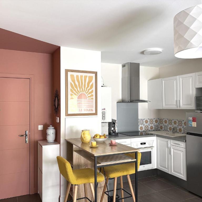 T2 Acotzeta classé 3 étoiles Saint Jean de Luz quartier Acotz près des plages - Appartement 1 Chambre - 4