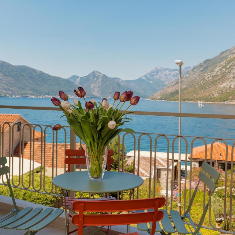 Apartment Ljuta with Sea View - Appartement 2 Chambres avec Balcon et Vue sur la Mer - 1
