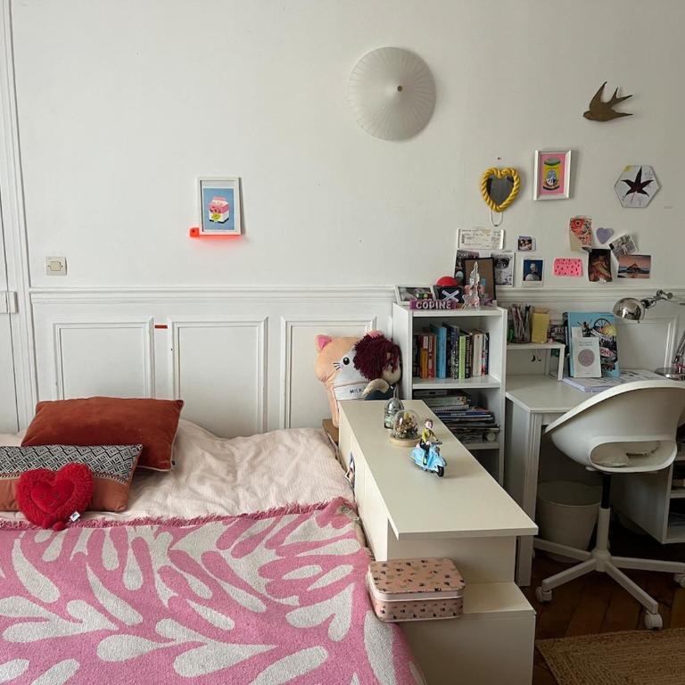 Bastille - Bright Haussmann-style 3-bedroom apartment with balcony - Apartamento Deluxe - 13