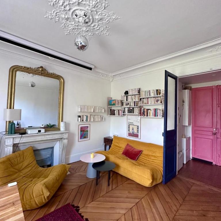 Bastille - Bright Haussmann-style 3-bedroom apartment with balcony - Apartamento Deluxe - 1