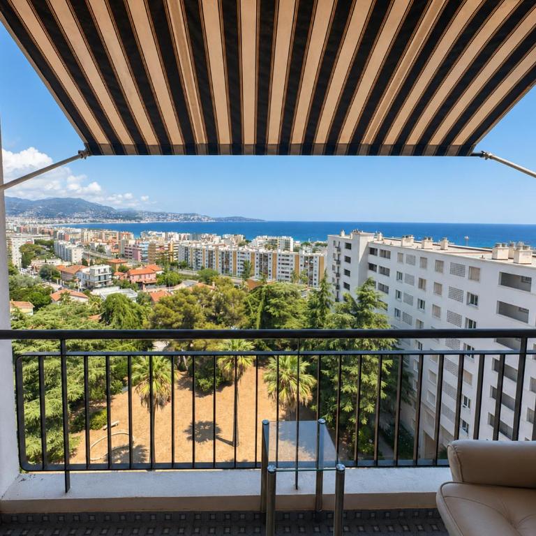 Nice Sea View - 2 chambres avec balcon - Apartment mit 2 Schlafzimmern - 7