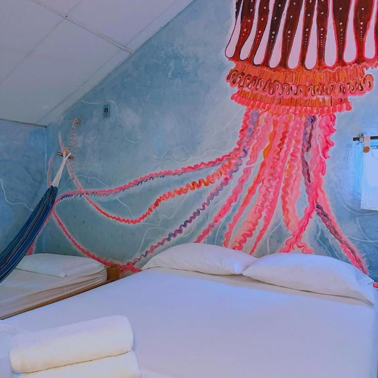 Mar Amar Casa de Playa - Habitación Doble Estándar con baño compartido - 1