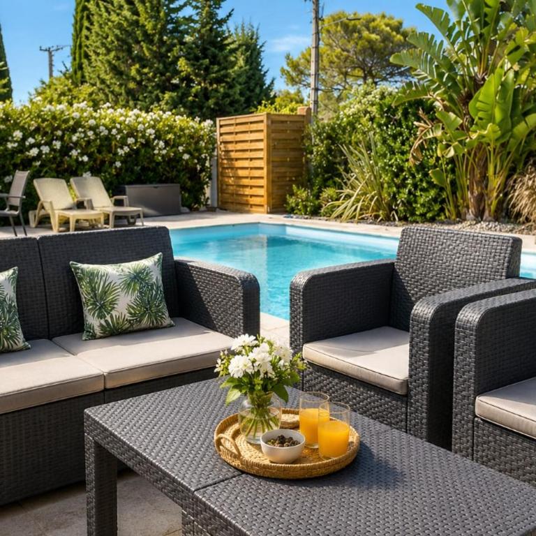 Haut de Villa Bianca - Spacious - Quiet - Villa 3 Chambres - 2