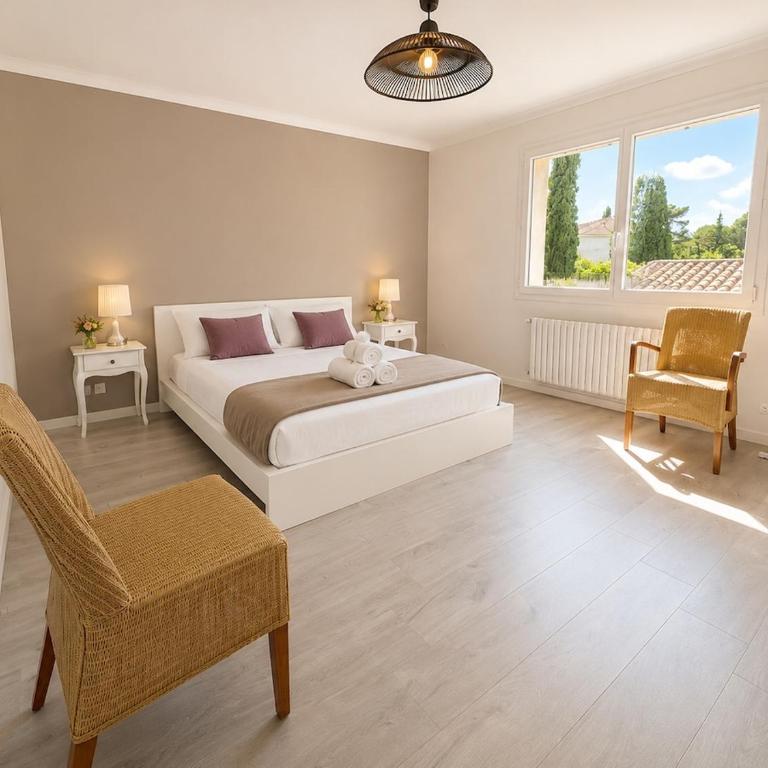 Haut de Villa Bianca - Spacious - Quiet - Villa 3 Chambres - 6