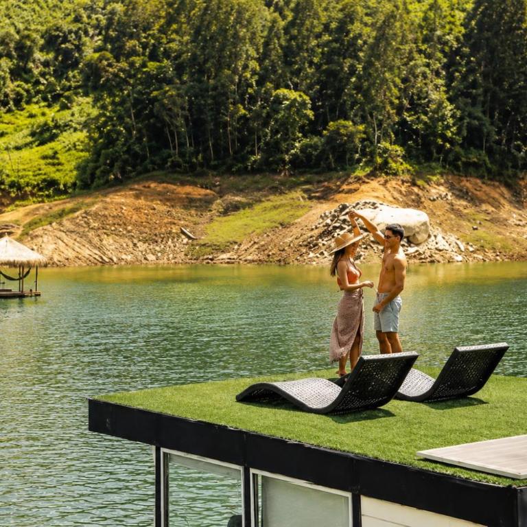 Hotel Pietrasanta Cabañas frente a la Represa Peñol Guatape - Habitación Triple con vistas al lago - 14