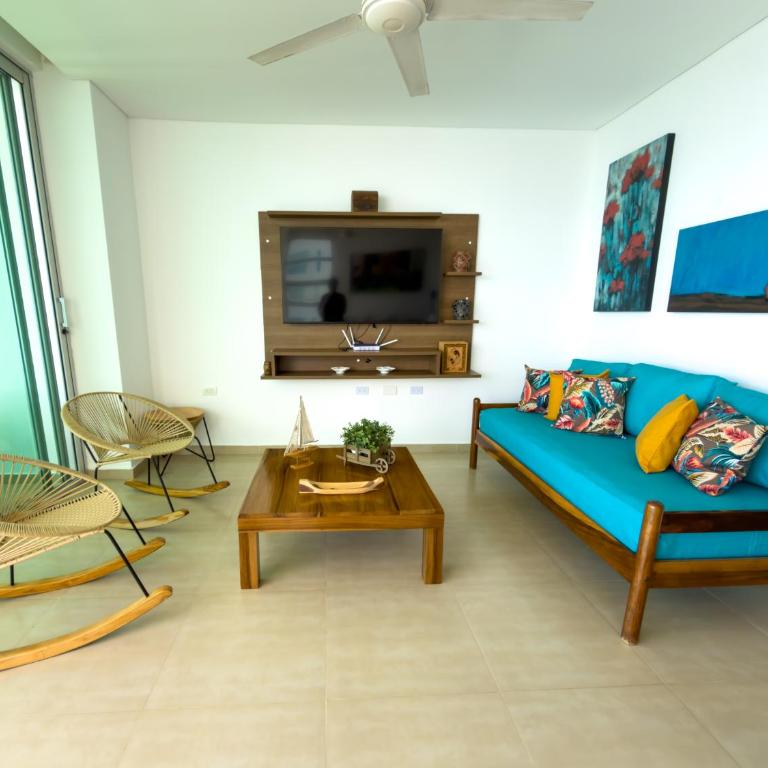 Magico Apartamento Frente al Mar 3 Habitaciones TR61 - Three-Bedroom Apartment - 22