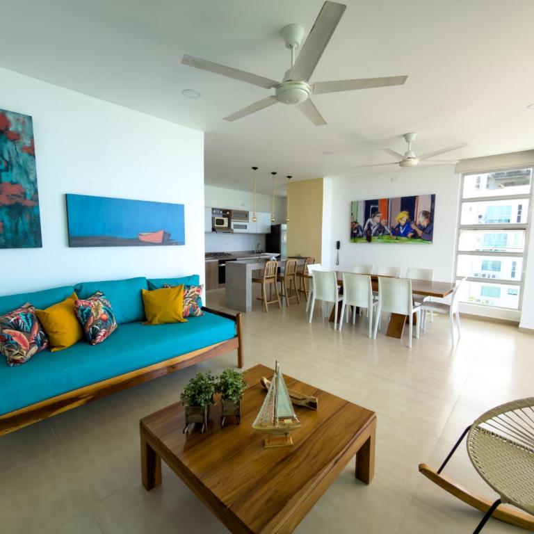 Magico Apartamento Frente al Mar 3 Habitaciones TR61 - Three-Bedroom Apartment - 24