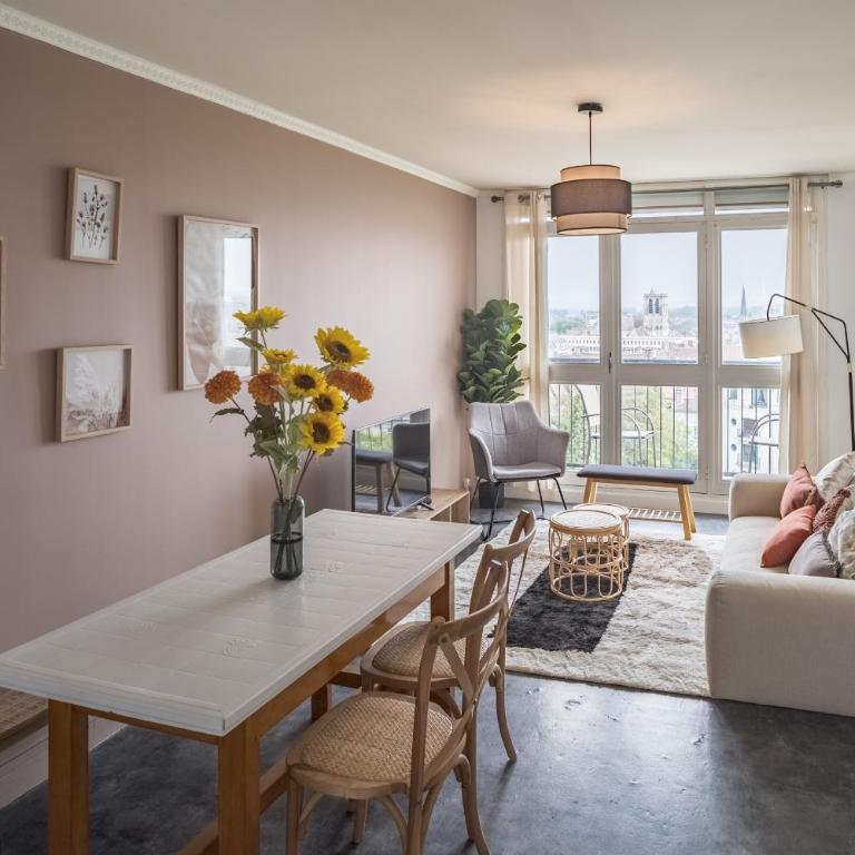 Evasion Urbaine - Vue Panoramique - Proche gare - Two-Bedroom Apartment - 3