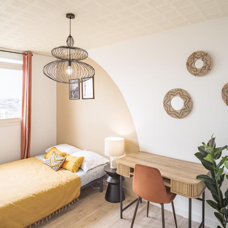 Evasion Urbaine - Vue Panoramique - Proche gare - Two-Bedroom Apartment - 5