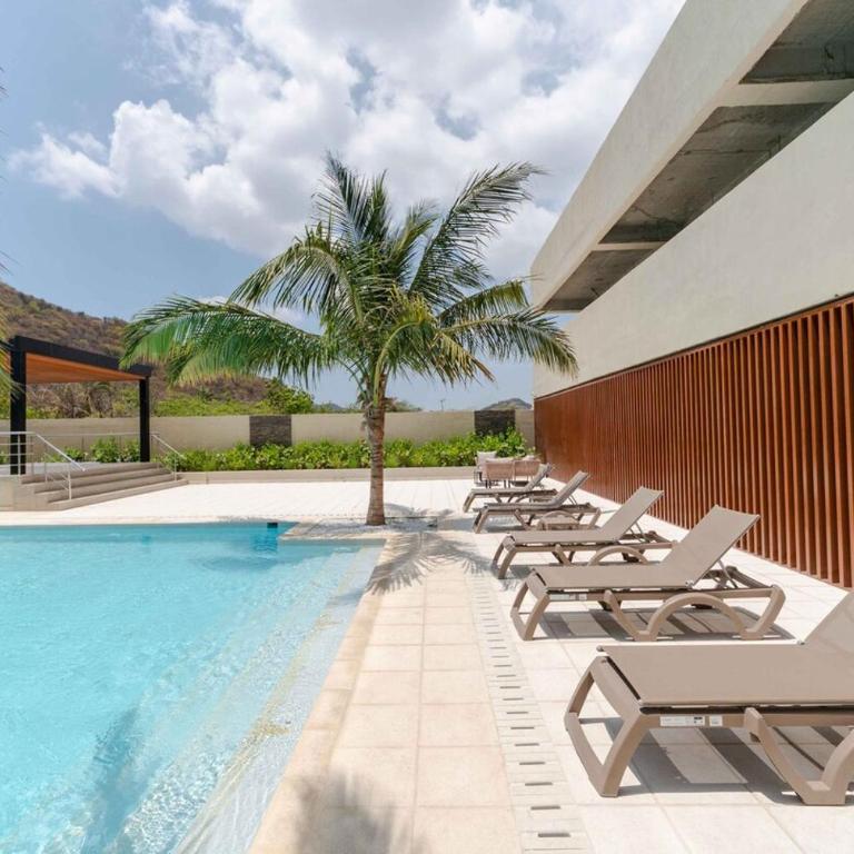 Apartamento Con Vista Lateral al Mar Pet Friendly - Two-Bedroom Apartment - 24