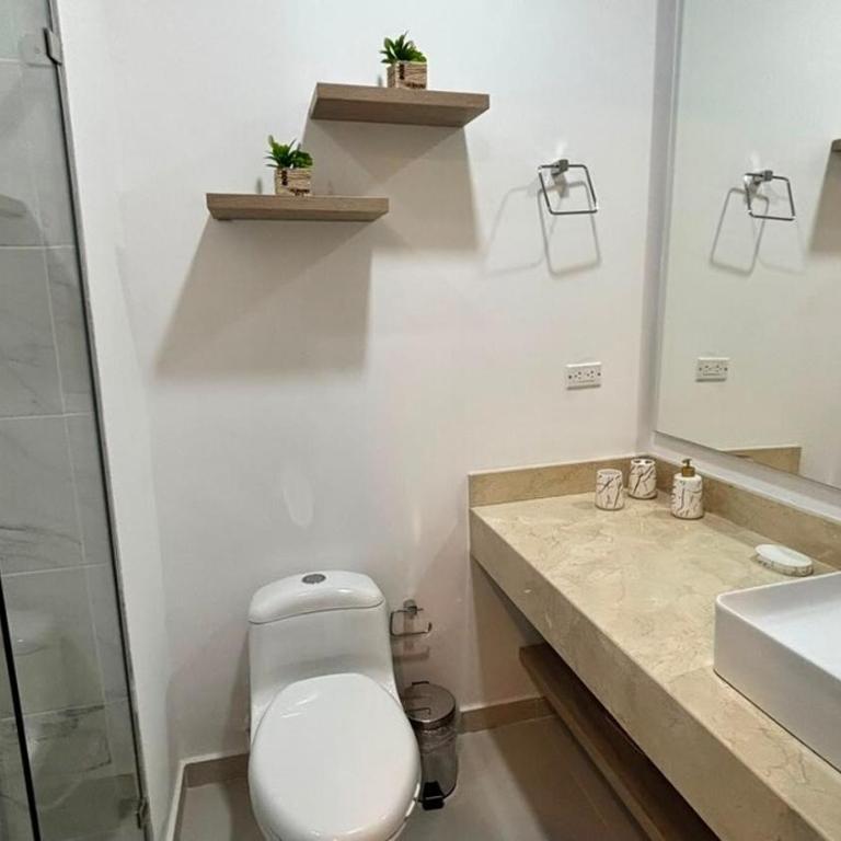 Apartamento Con Vista Lateral al Mar Pet Friendly - Two-Bedroom Apartment - 15