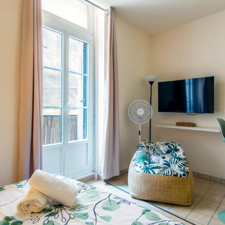 Studio deluxe - climatisé - WIFI - TV connectée - Parking 1mn à pied - Appartement 1 Chambre - 11