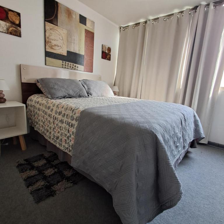 Apartamento equipado con cocina, wifi, baño l Movistar Arenas, Fantasilandia, Santiago centro - One-Bedroom Apartment - 11