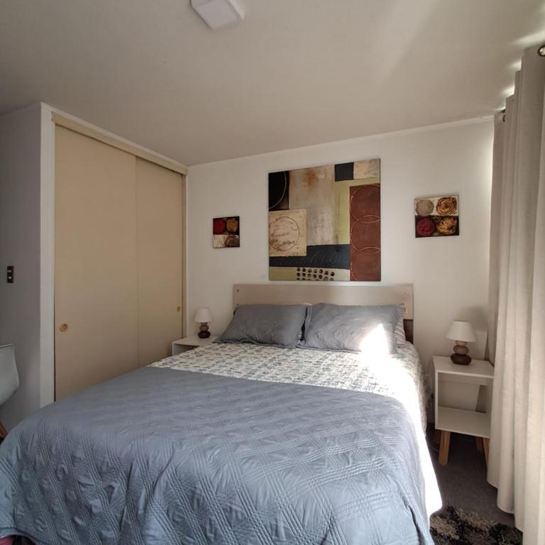 Apartamento equipado con cocina, wifi, baño l Movistar Arenas, Fantasilandia, Santiago centro - One-Bedroom Apartment - 13