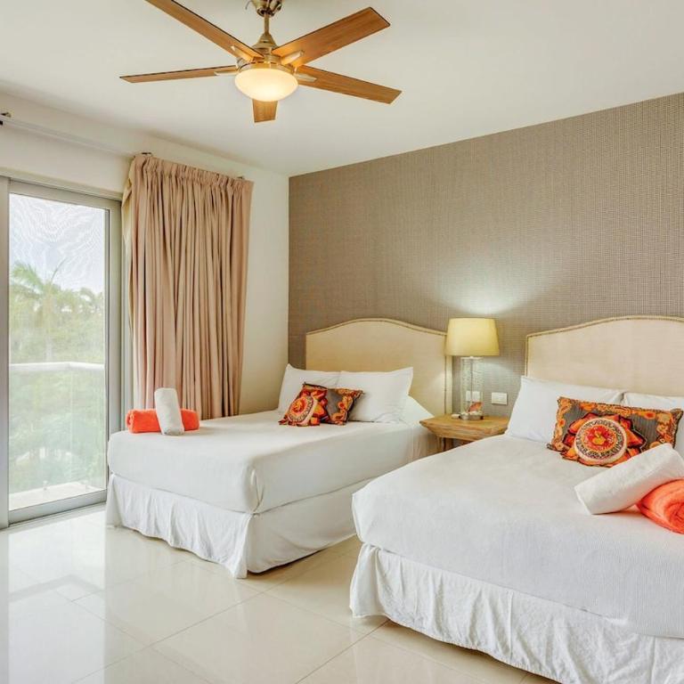 Tropical Resort Living W Pool, Hot Tub & Gym - Two-Bedroom Apartment with Balcony - 23