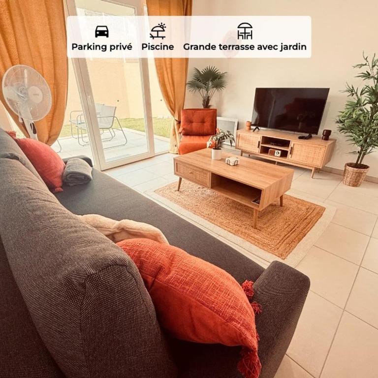 Appartement avec jardin et piscine - 4 pers. - FR-1-900-11 - Appartement - 1