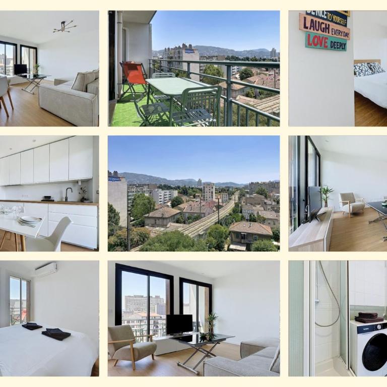 Balcony with BBQ - AC - La Timone 5 minutes away - Appartement 1 Chambre - 15