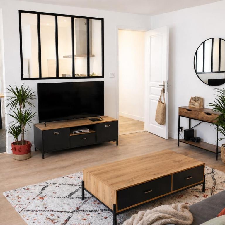 Havre de paix lumineux et cosy au calme proche du centre avec TV et Wifi - Appartement 1 Chambre - 1