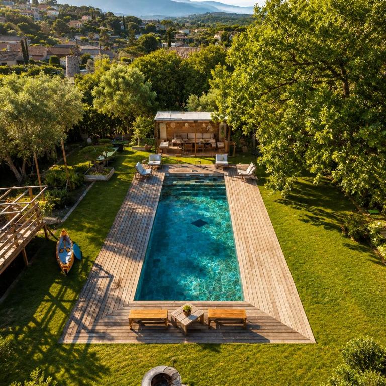Les Hauts de Constance, Swimming Pool & Cabin - Villa avec Piscine Privée - 8
