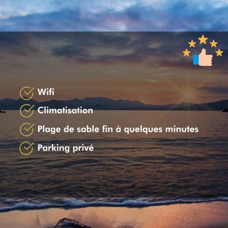 Édenia, AC,balcony swimming pool, Wi-Fi & parking - Apartment - 51
