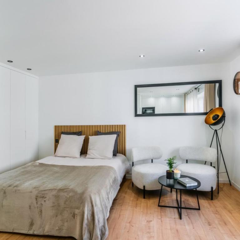Climatisé, Luxe, Refait à neuf, à 300m de la gare SNCF - Apartment mit 1 Schlafzimmer - 7