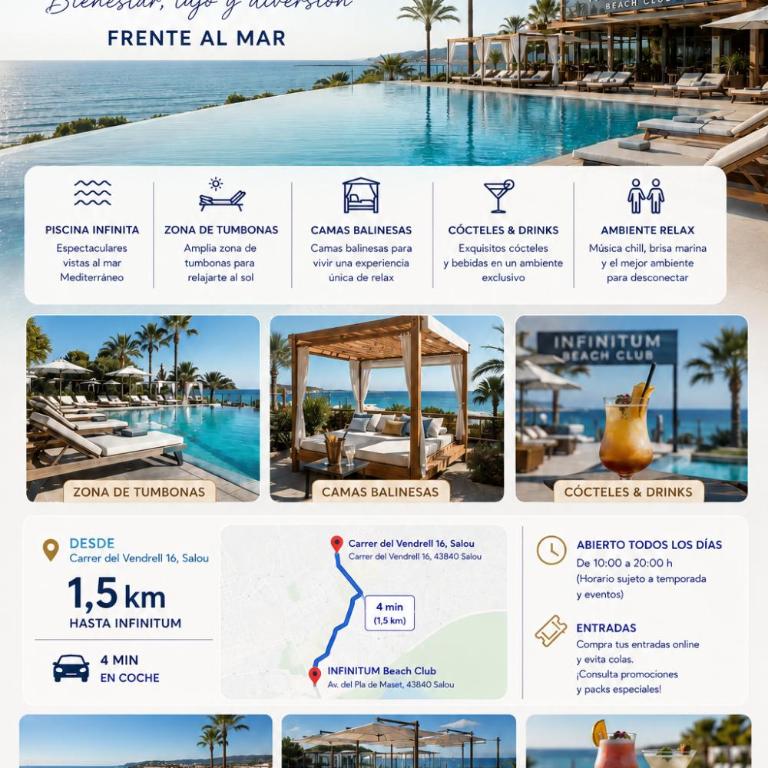 La Moderna-2 min Playa Larga-Piscina-Terraza - Apartment mit 2 Schlafzimmern - 43