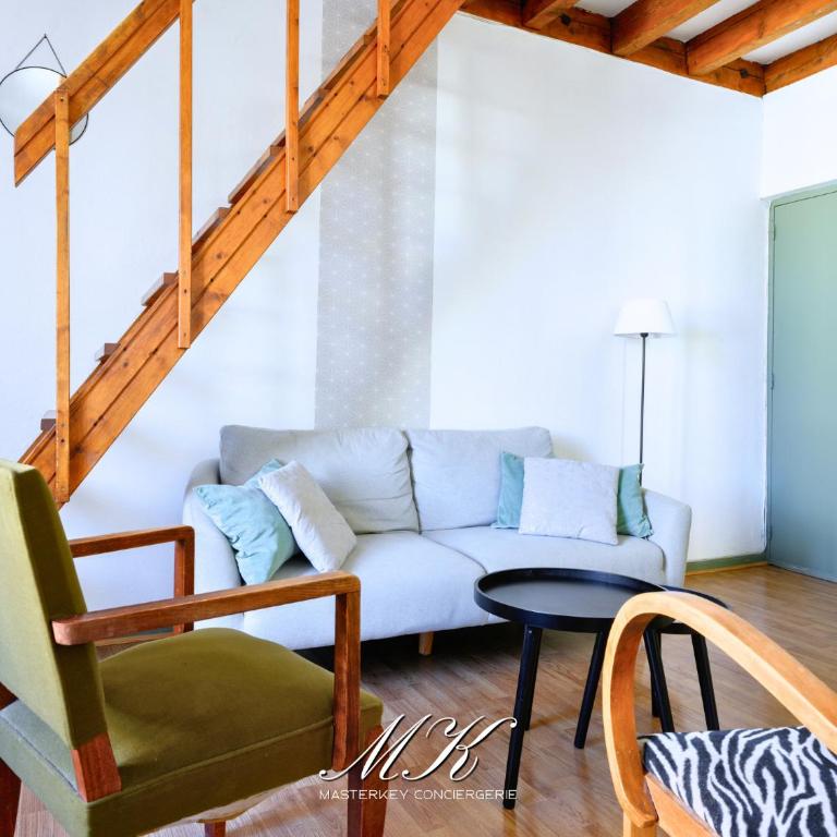Le Perchoir, Duplex 2 ch avec cachet, Nancy gare - Apartment mit 2 Schlafzimmern - 10