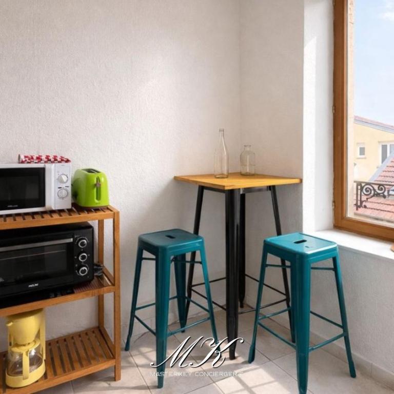 Le Perchoir, Duplex 2 ch avec cachet, Nancy gare - Apartment mit 2 Schlafzimmern - 14