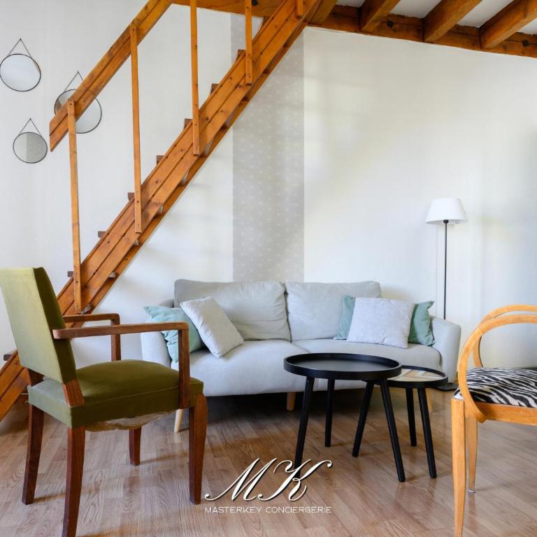 Le Perchoir, Duplex 2 ch avec cachet, Nancy gare - Apartment mit 2 Schlafzimmern - 1