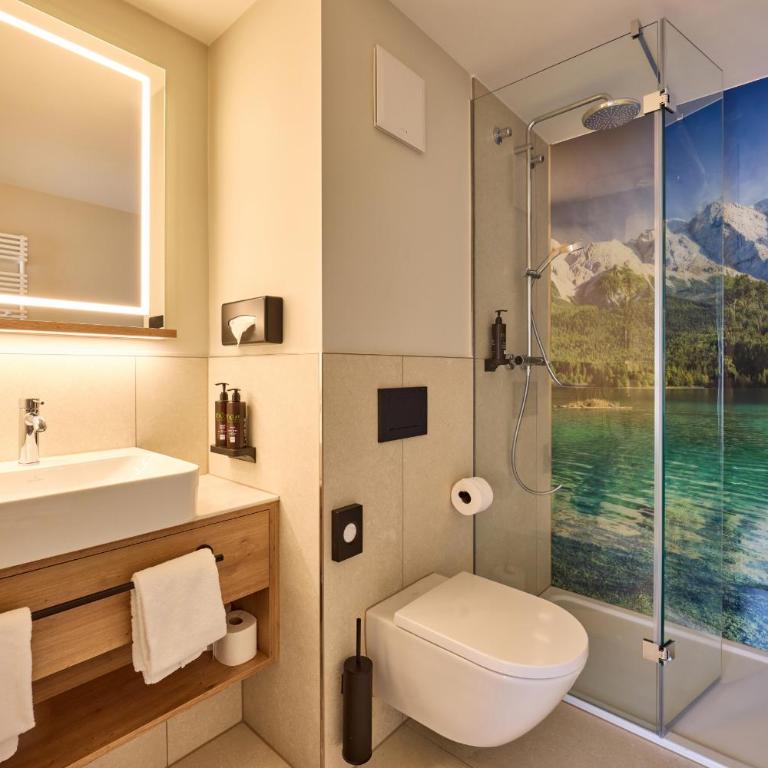 Dorint Sporthotel Garmisch-Partenkirchen - Apartment mit 2 Schlafzimmern und Bergblick - 12