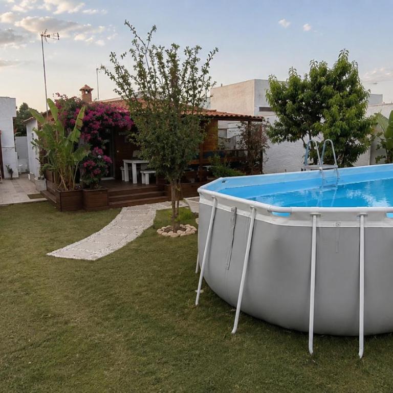 Chalet La Buganvilla - Private Pool & Beach Chiclana - Villa mit Gartenblick - 14
