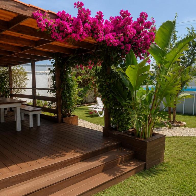 Chalet La Buganvilla - Private Pool & Beach Chiclana - Villa mit Gartenblick - 19