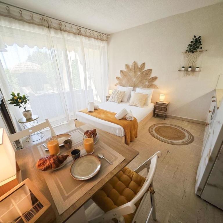 Cannes Marina Studio cosy au calme avec terrasse - Appartement 1 Chambre - 25