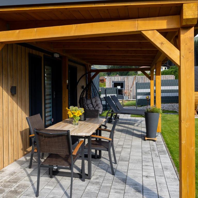 Chalet Stuhleckblick Ferienhaus mit Sauna, Panorama und Terrasse - Chalet mit 2 Schlafzimmern - 8