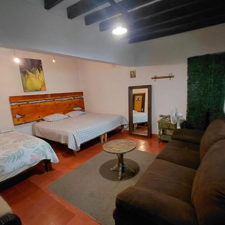 Casa xocolatl - Habitación Doble Estándar con sofá - 2