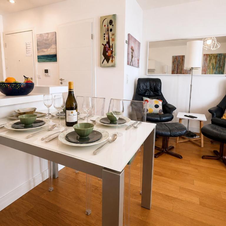 L'appartement Grenelle - Appartement 1 Chambre avec Balcon et Vue sur la Ville - 3