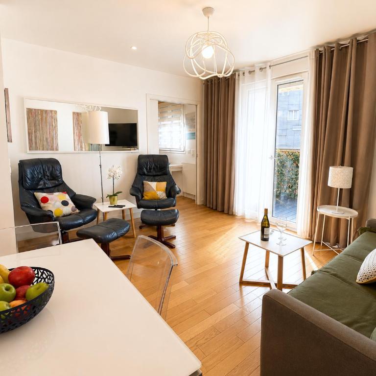 L'appartement Grenelle - Appartement 1 Chambre avec Balcon et Vue sur la Ville - 12