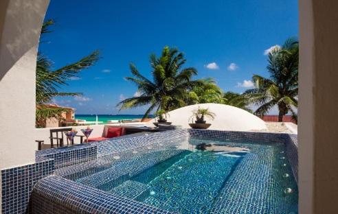 Xaman Ha Villa -steps from the beach - Villa with Sea View - 31