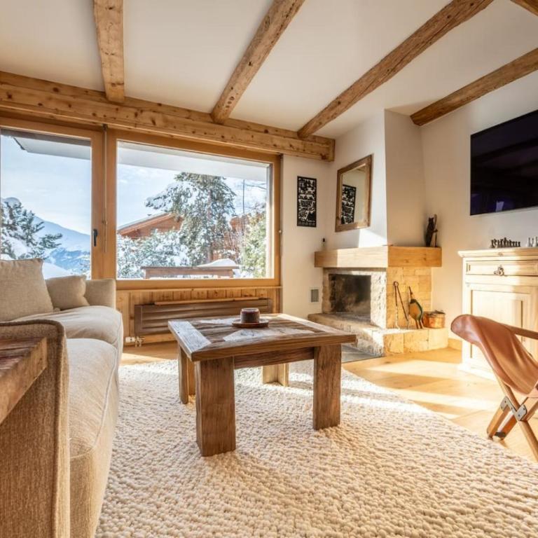 Appartement cosy alpin terrasse parking Verbier - Appartement - 36